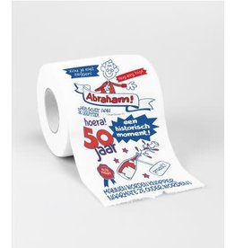 Toiletpapier Abraham 50 jaar
