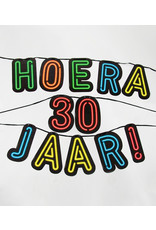 Neon slinger nr 4 Hoera 30 jaar