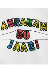 Neon slinger nr 7 Abraham 50 jaar