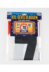 XXL gevelvlag 70 jaar 150 x 90 cm