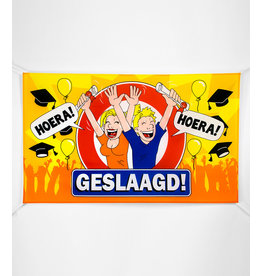 XXL gevelvlag geslaagd 150 x 90 cm