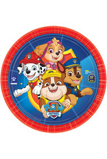 Amscan Paw Patrol borden 23 cm 8 stuks