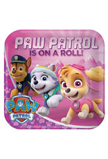 Paw Patrol Skye borden 8 stuks