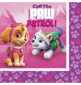 Paw patrol Skye servetten 33 x 33 cm 20 stuks