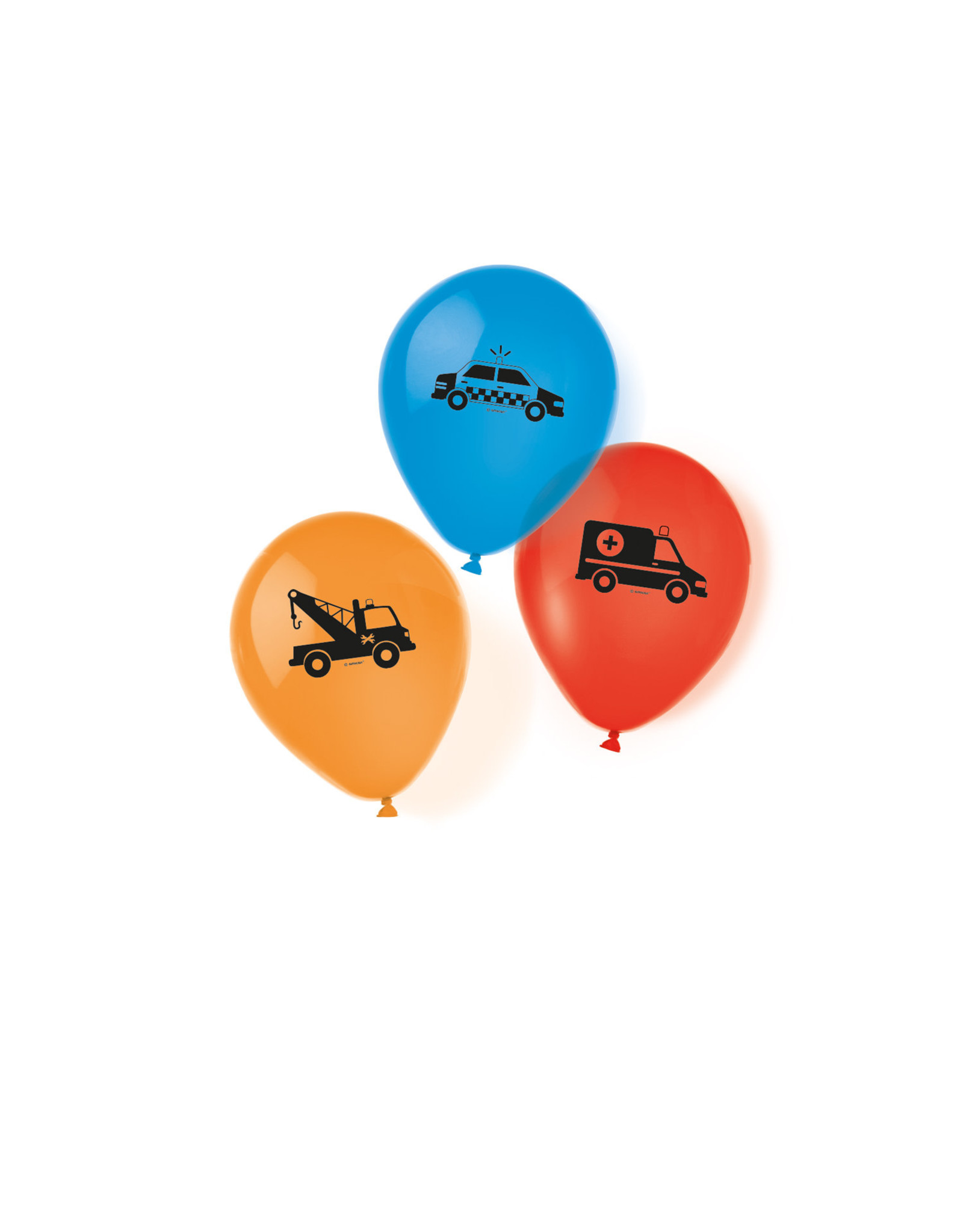 On the road latex ballonnen 6 stuks