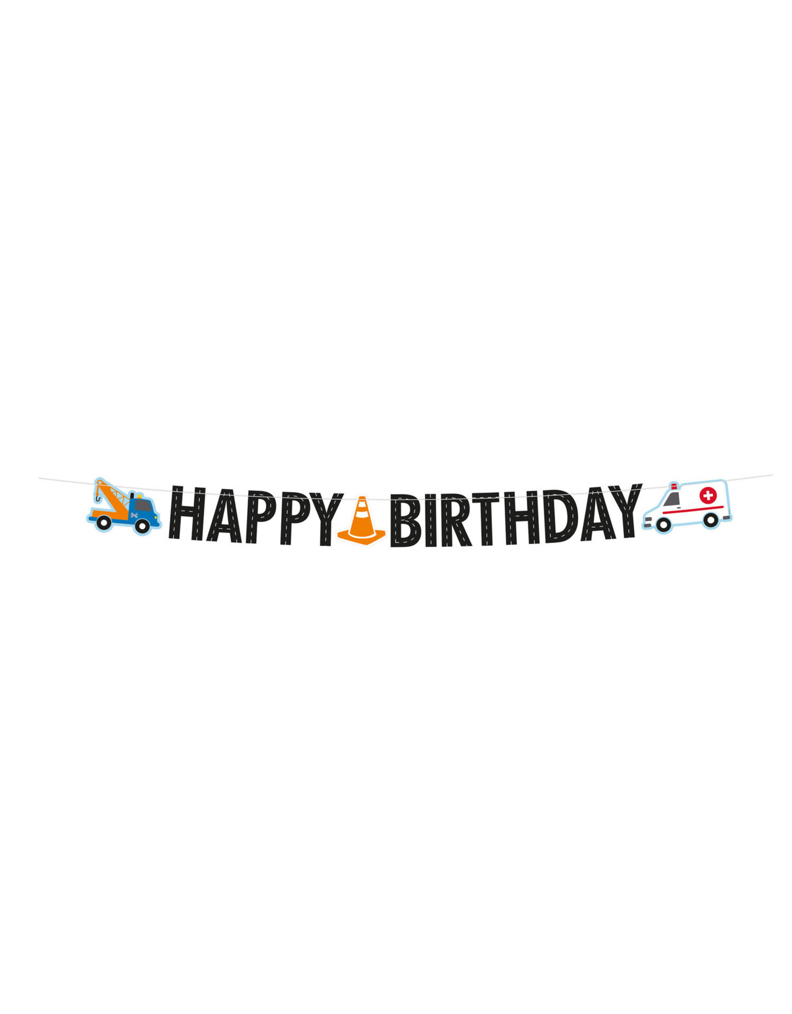On the road letterslinger happy birthday 1.80 meter