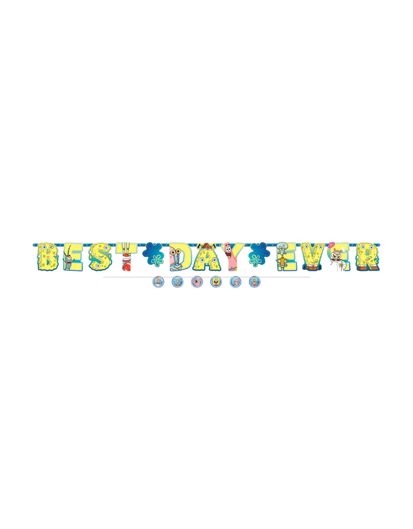 Amscan Spongebob letterslinger Best day ever