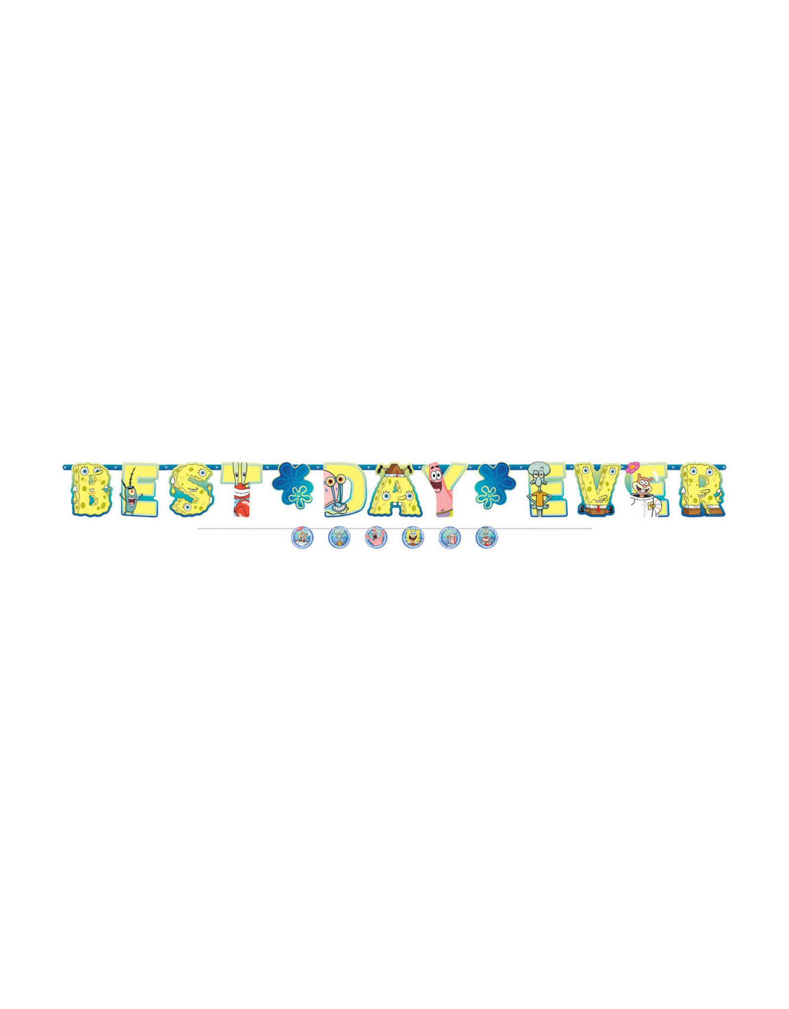 Amscan Spongebob letterslinger Best day ever