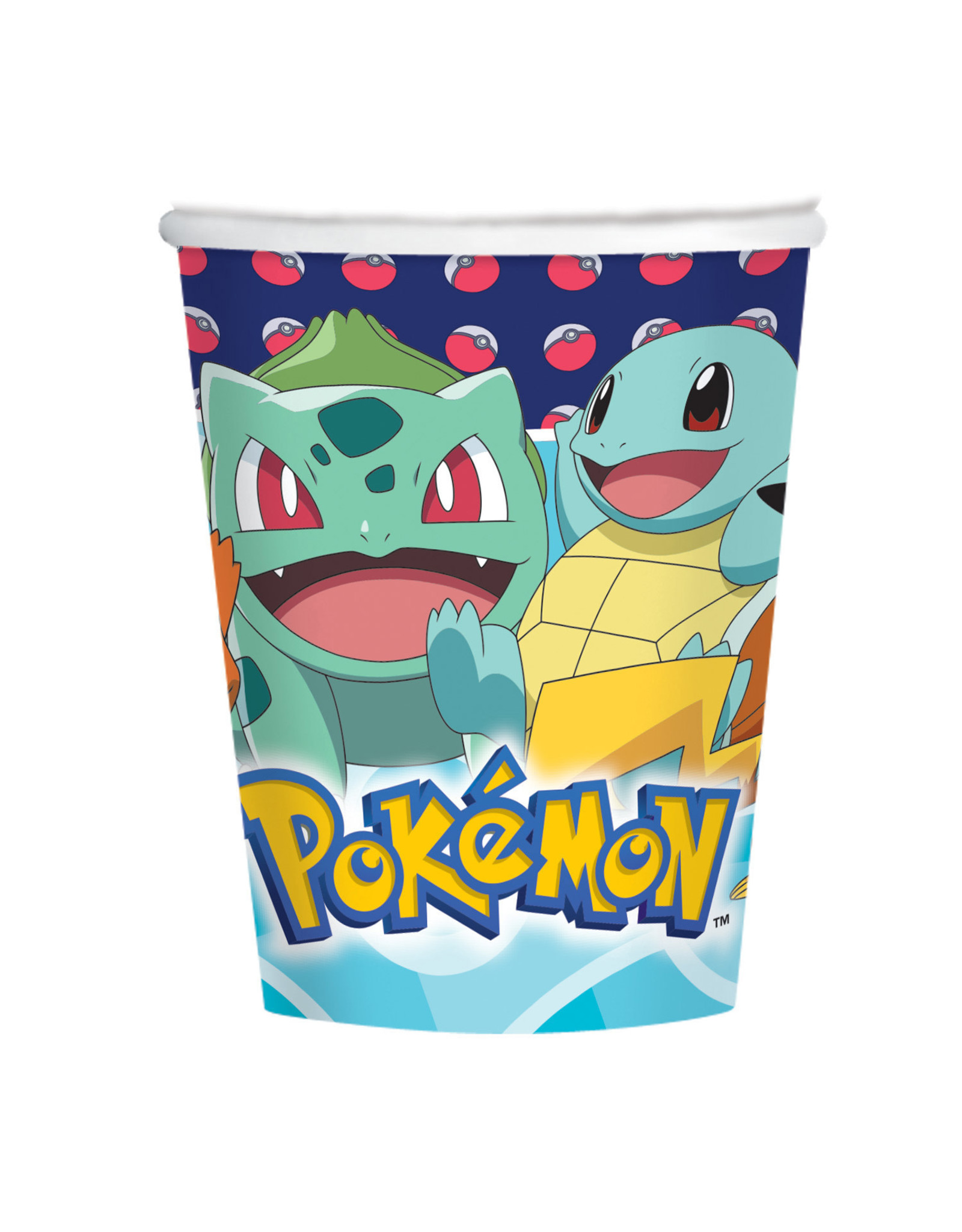 Pokemon bekers 8 stuks