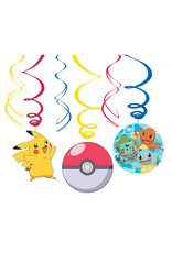 Pokemon hangdecoratie 6 stuks