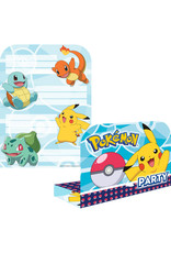 Pokemon uitnodigingen 8 stuks
