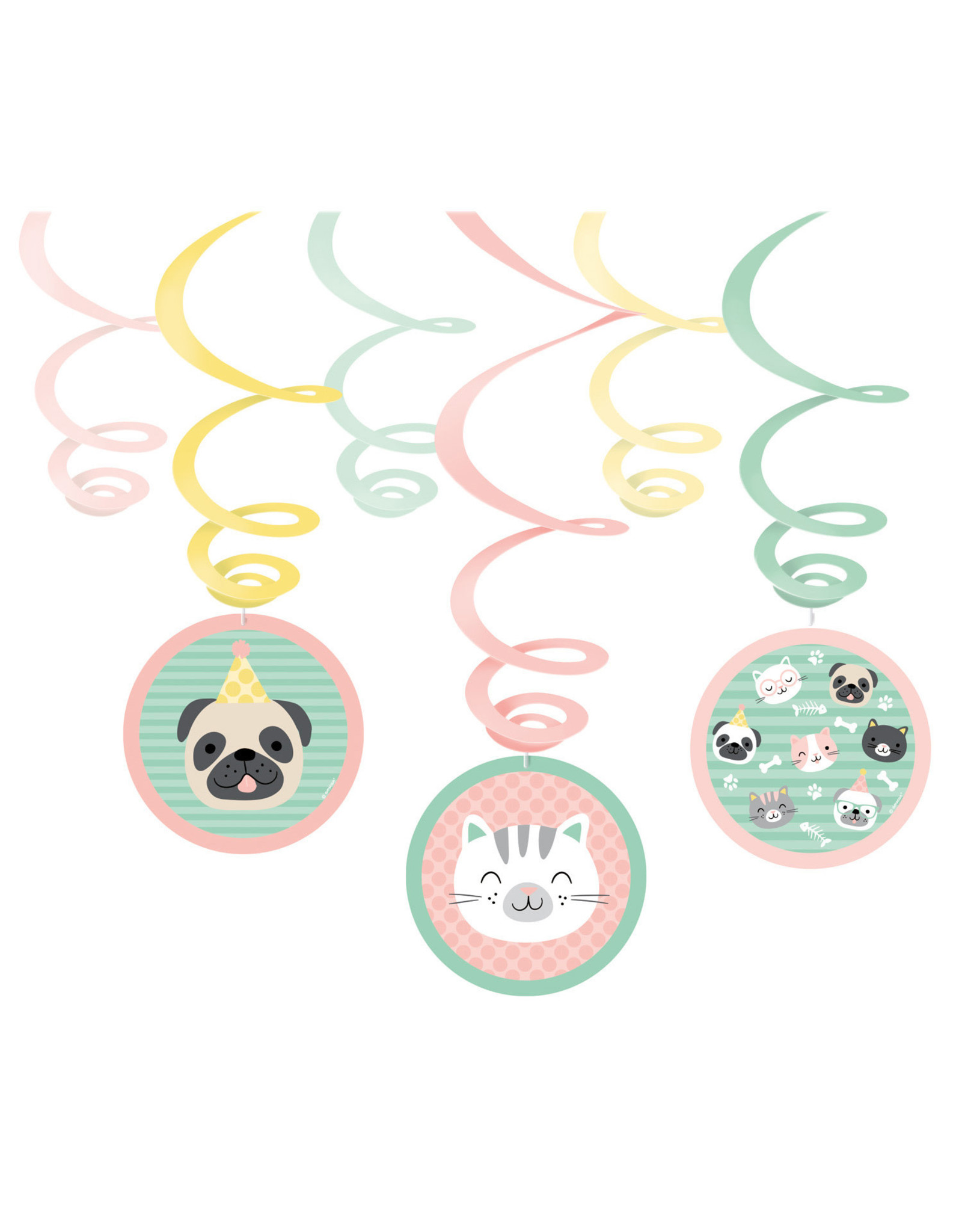 Hello pets hangdecoratie 6-delig