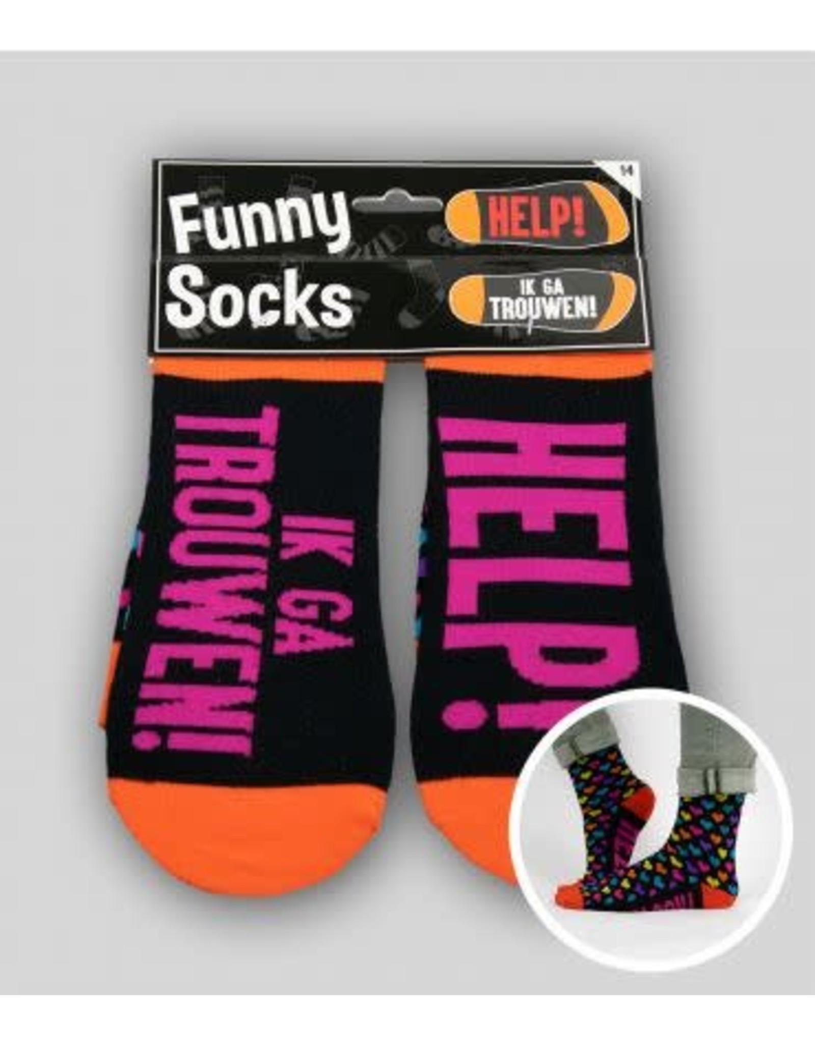 Funny socks Help, ik ga trouwen