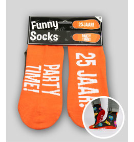 Funny socks 25 jaar