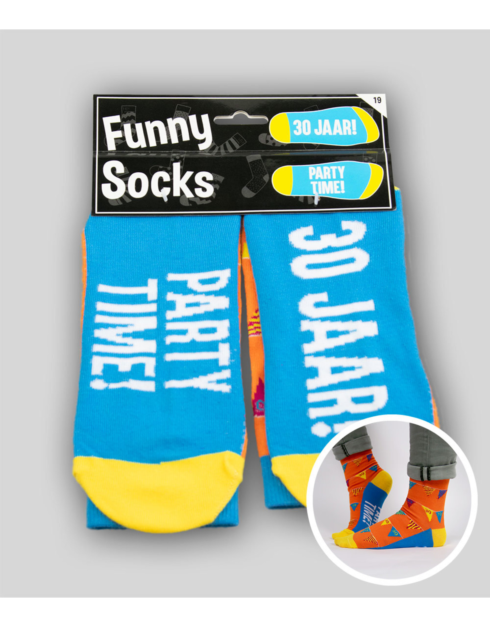 Funny socks 30 jaar