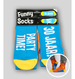 Funny socks 30 jaar