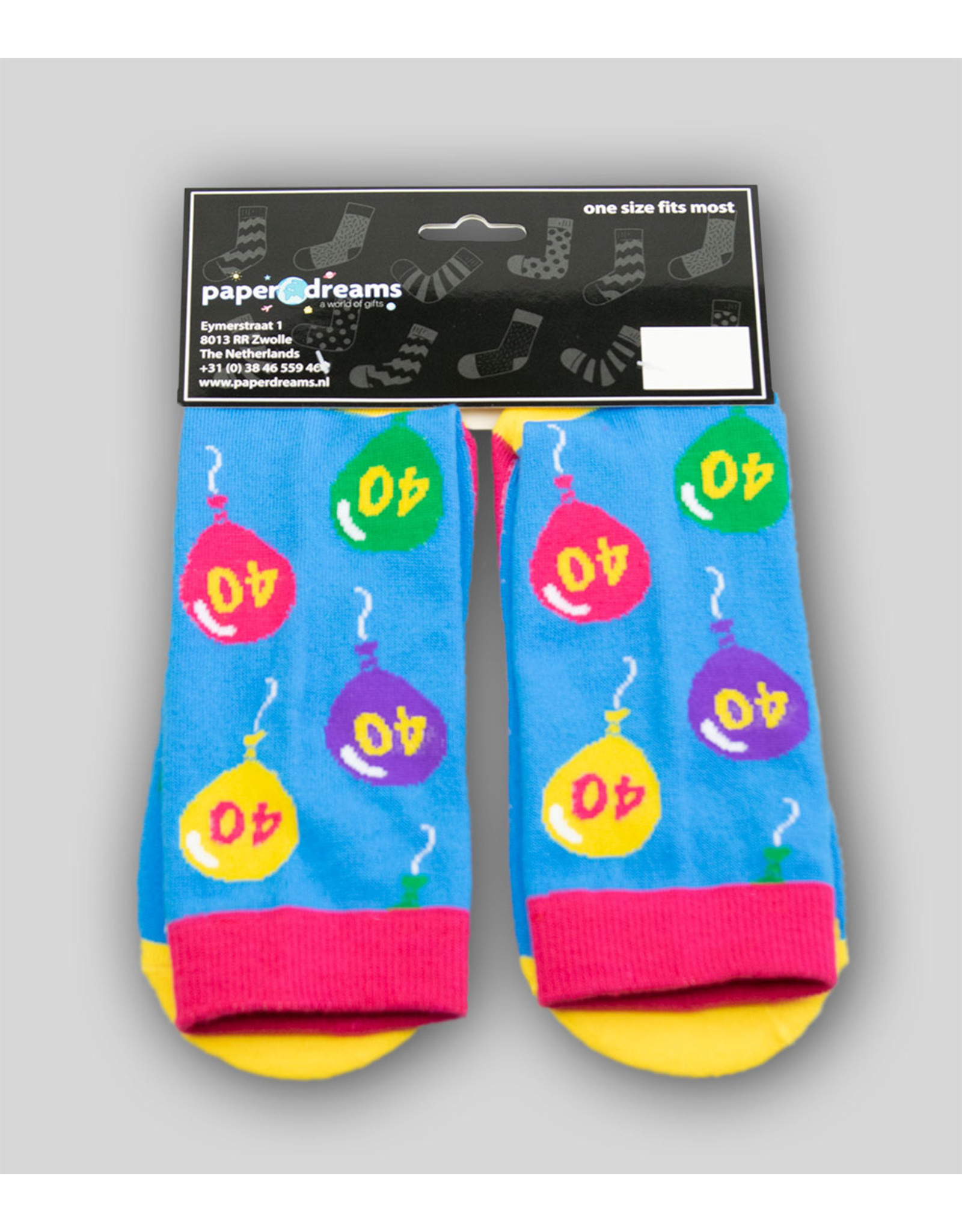 Funny socks 40 jaar