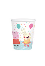 Peppa Pig bekers 250 ml 8 stuks