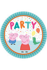Peppa pig borden 23 cm 8 stuks