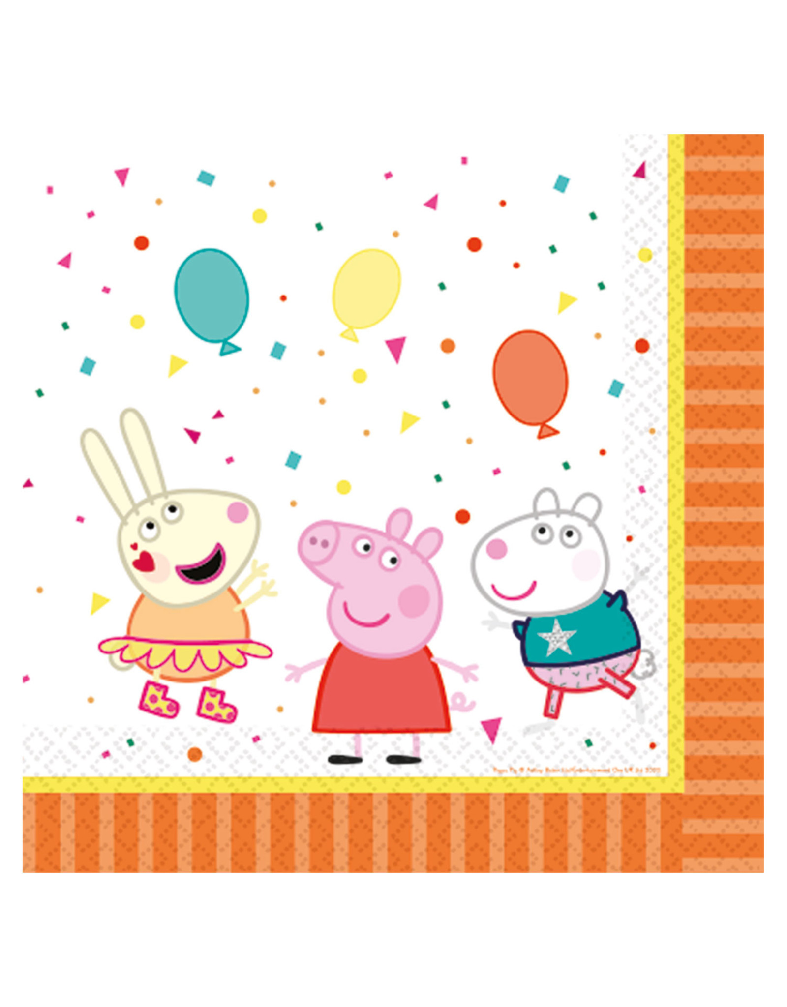 Peppa pig servetten 33 x 33 cm 16 stuks