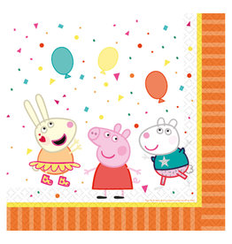 Peppa pig servetten 33 x 33 cm 16 stuks