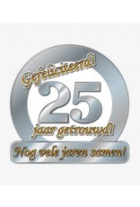 Huldeschild special 25 jaar getrouwd