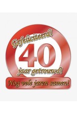 Huldeschild special 40 jaar getrouwd