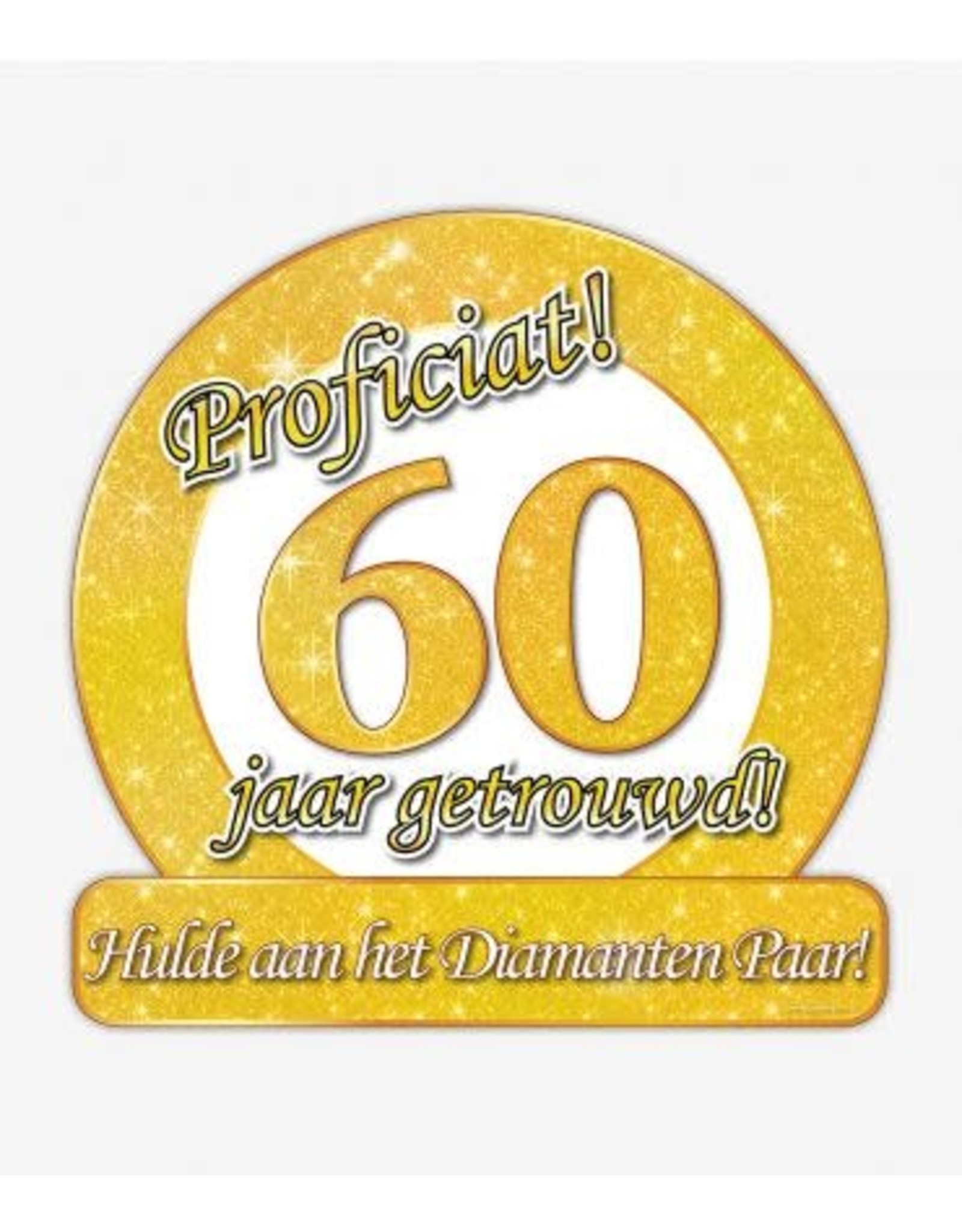 Huldeschild special 60 jaar getrouwd