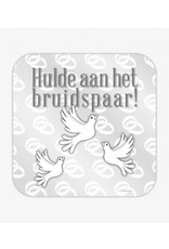 Huldeschild Hulde aan het bruidspaar