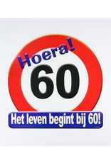 Huldeschild verkeersbord 60 jaar