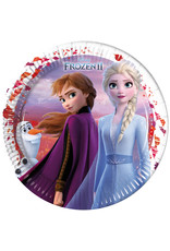 Disney Frozen 2 kartonnen borden 23 cm 8 stuks