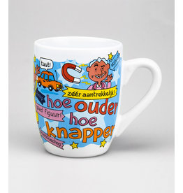 Cartoonmok Hoe ouder, hoe knapper (man)