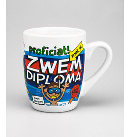 Cartoonmok Zwemdiploma