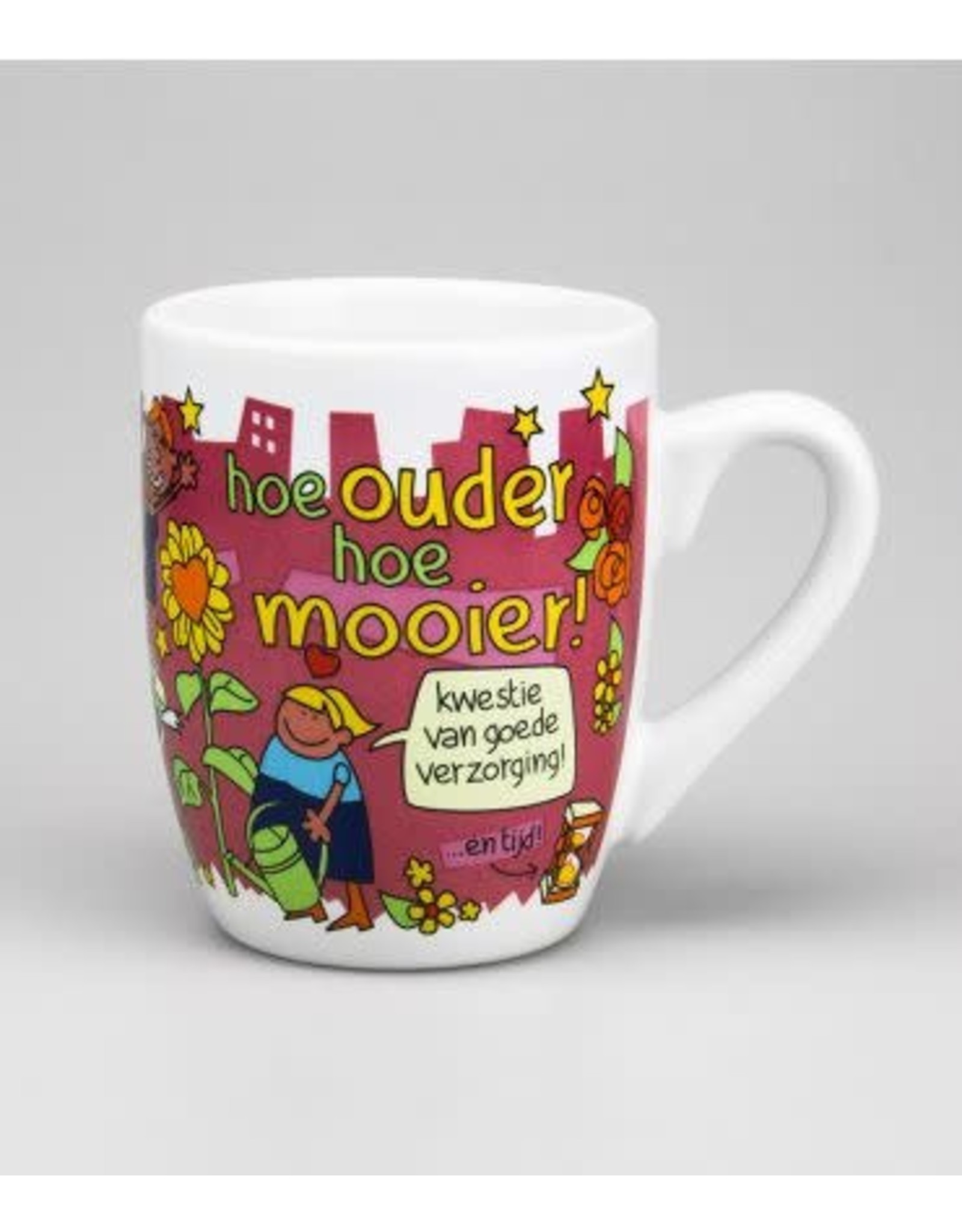 Cartoonmok Hoe ouder, hoe mooier! (vrouw)