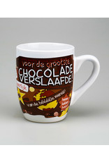 Cartoonmok Chocolade verslaafde!