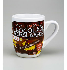 Cartoonmok Chocolade verslaafde!