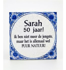 Delftse tegel Sarah