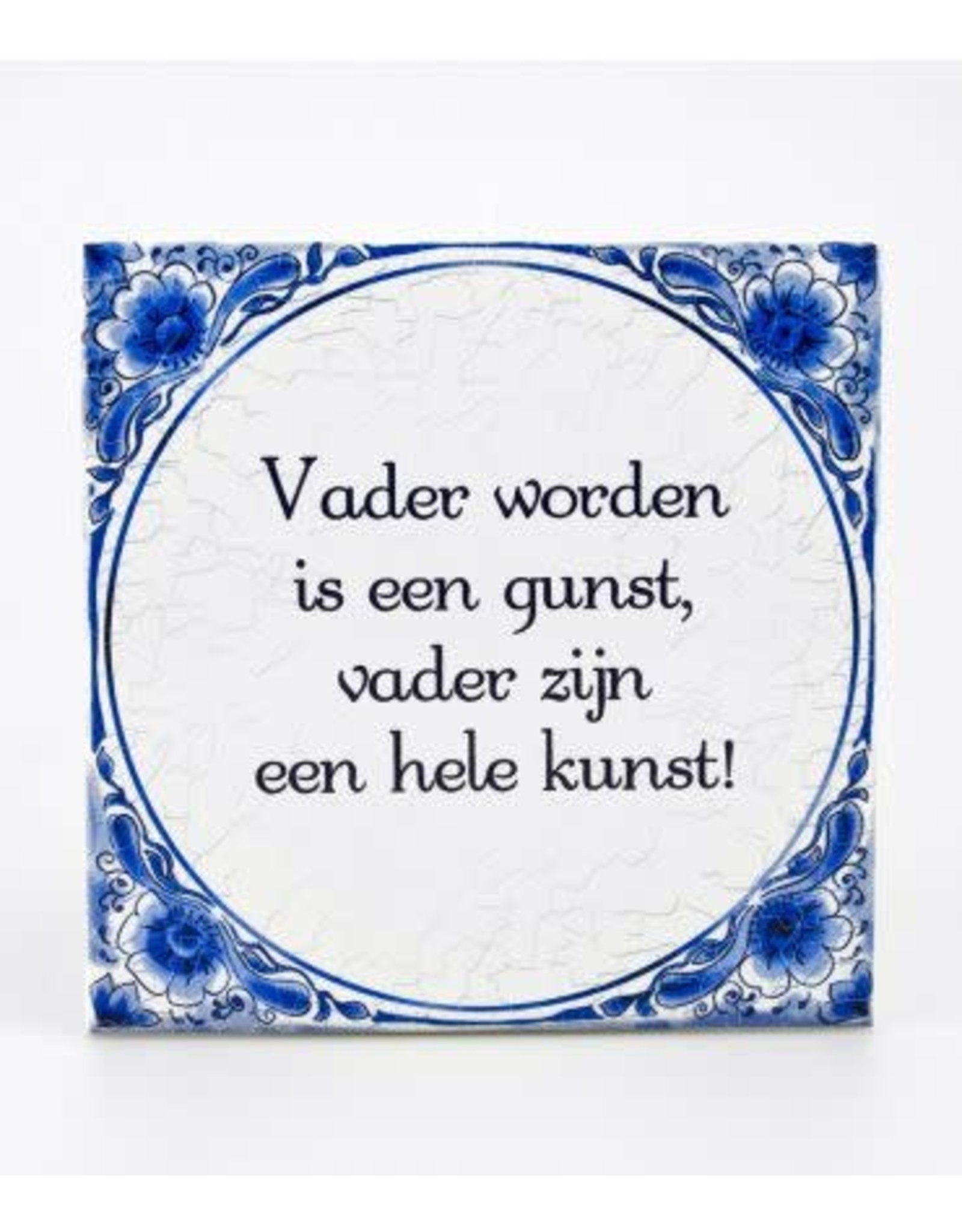 Delftse tegel Vader worden