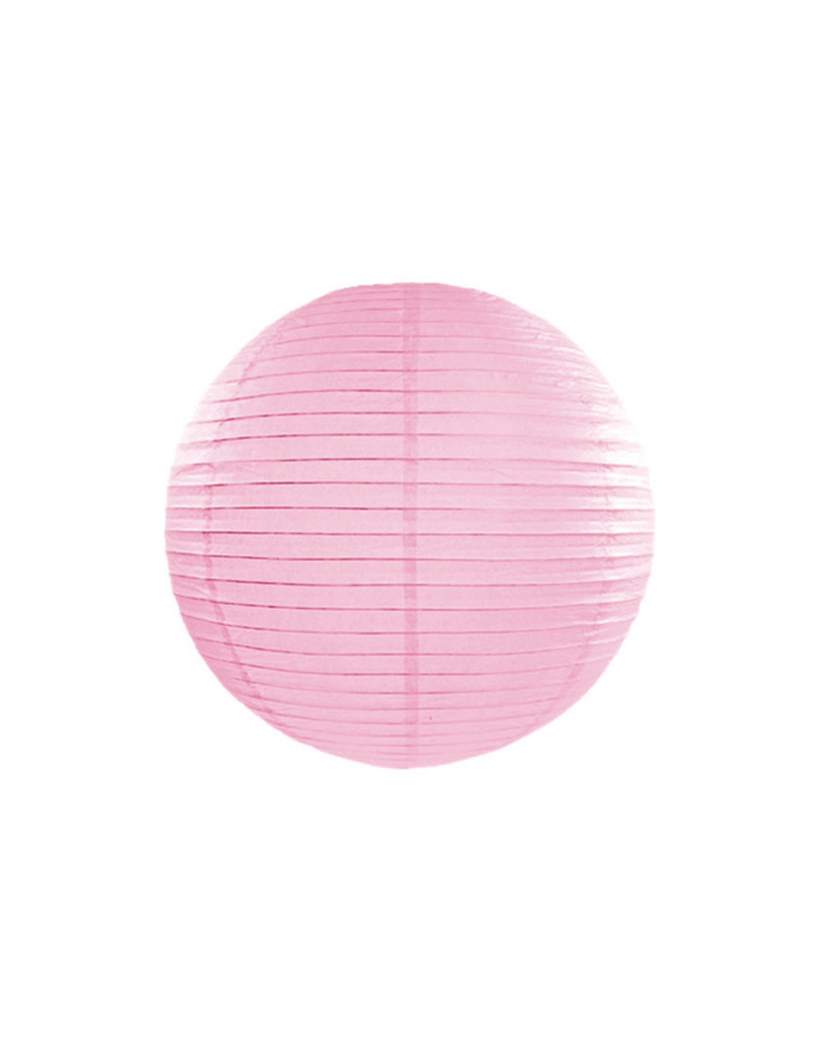 Papieren lampion 25 cm baby roze