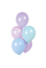 Latex ballonnen  pastel kleuren 10 stuks
