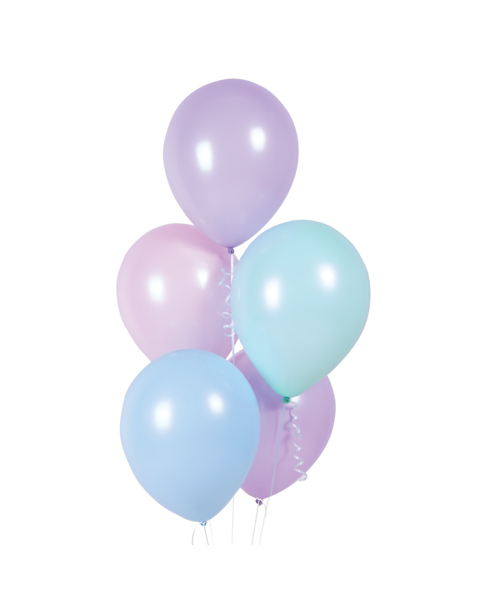 Latex ballonnen  pastel kleuren 10 stuks