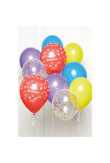 Ballonnenset happy birthday multicolour 10 stuks