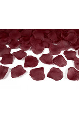 Rozenblaadjes bordeaux rood  (+/- 100 stuks)