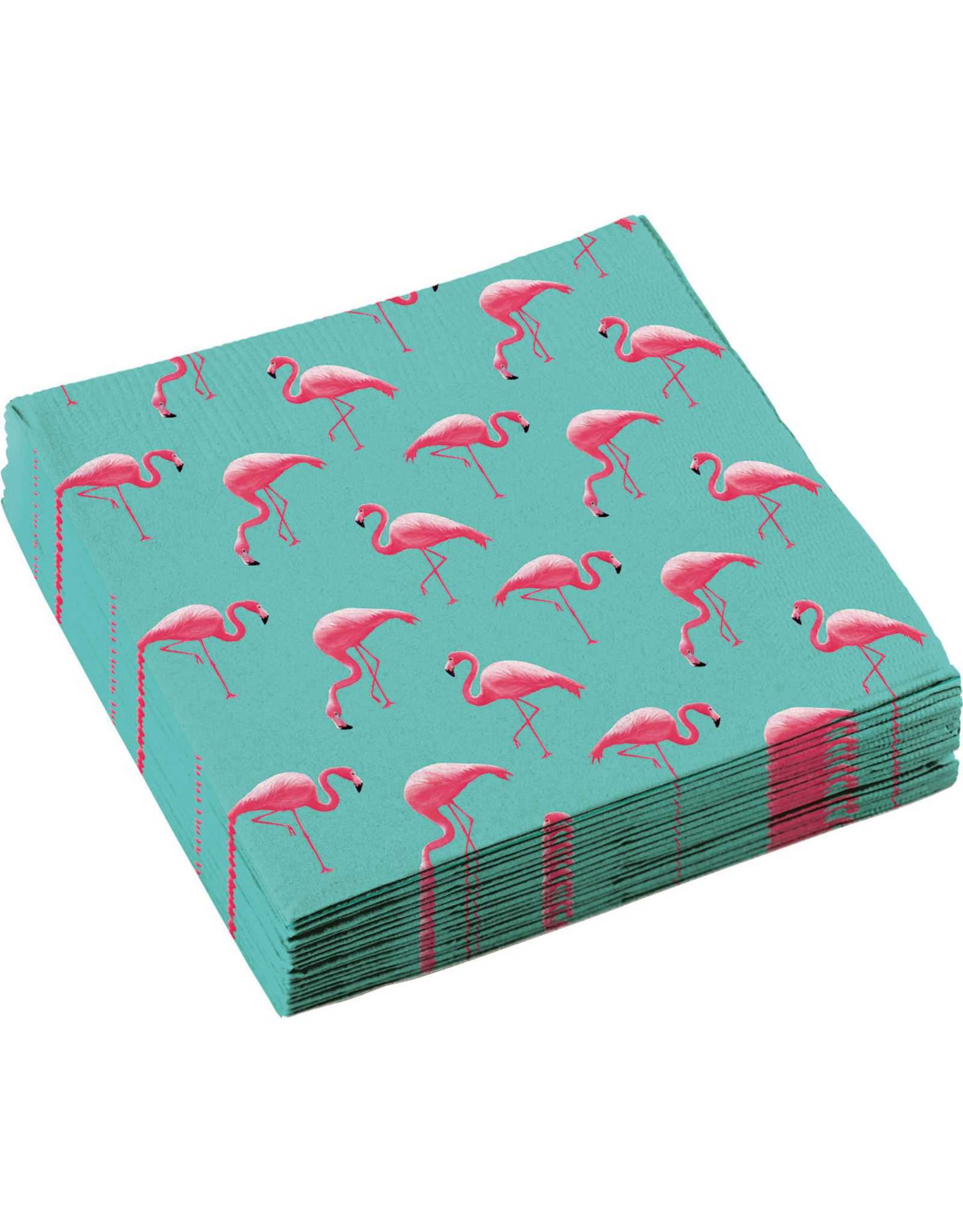 Amscan servetten flamingo 33 x33 cm 20 stuks