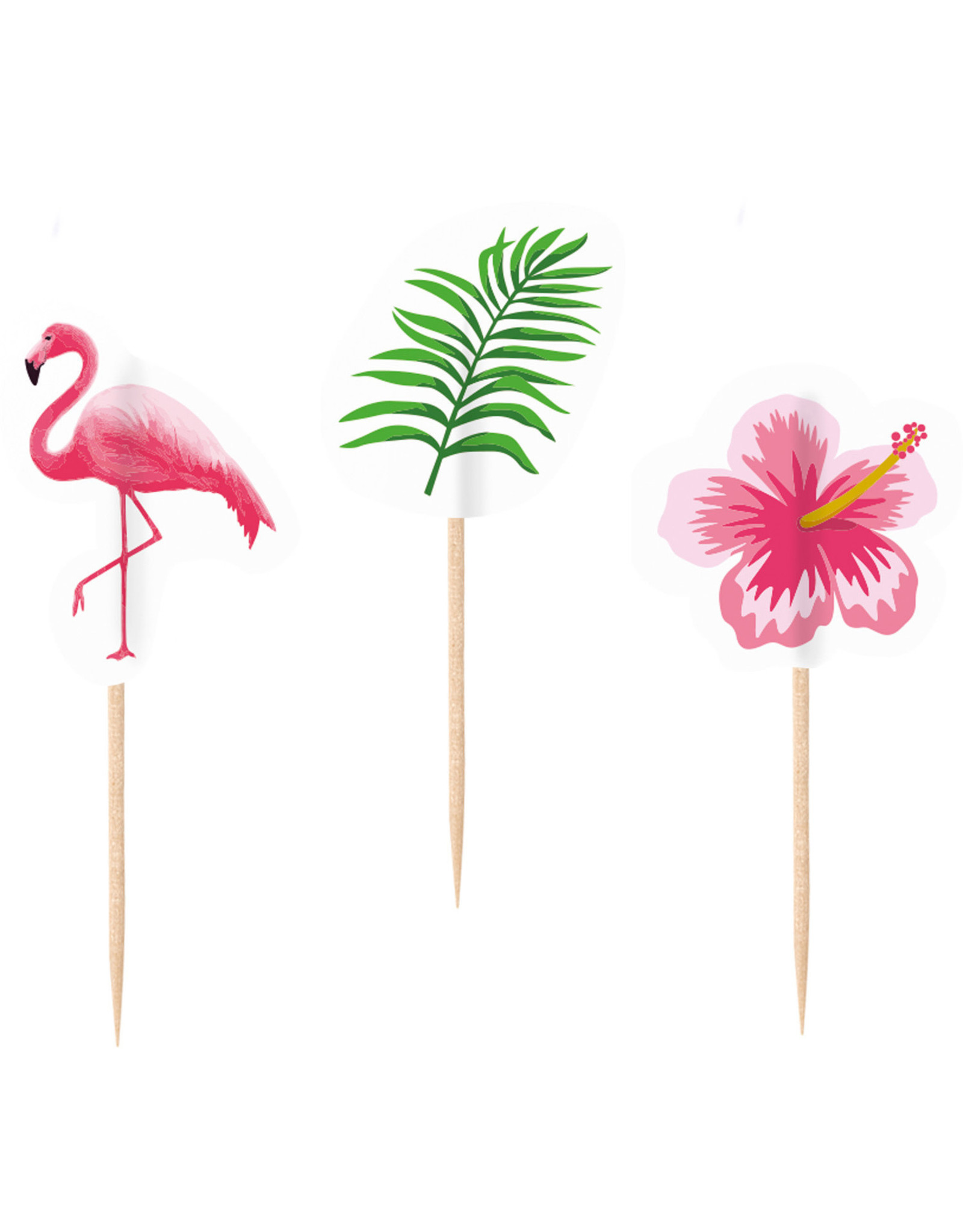 Flamingo party prikkers 20 stuks