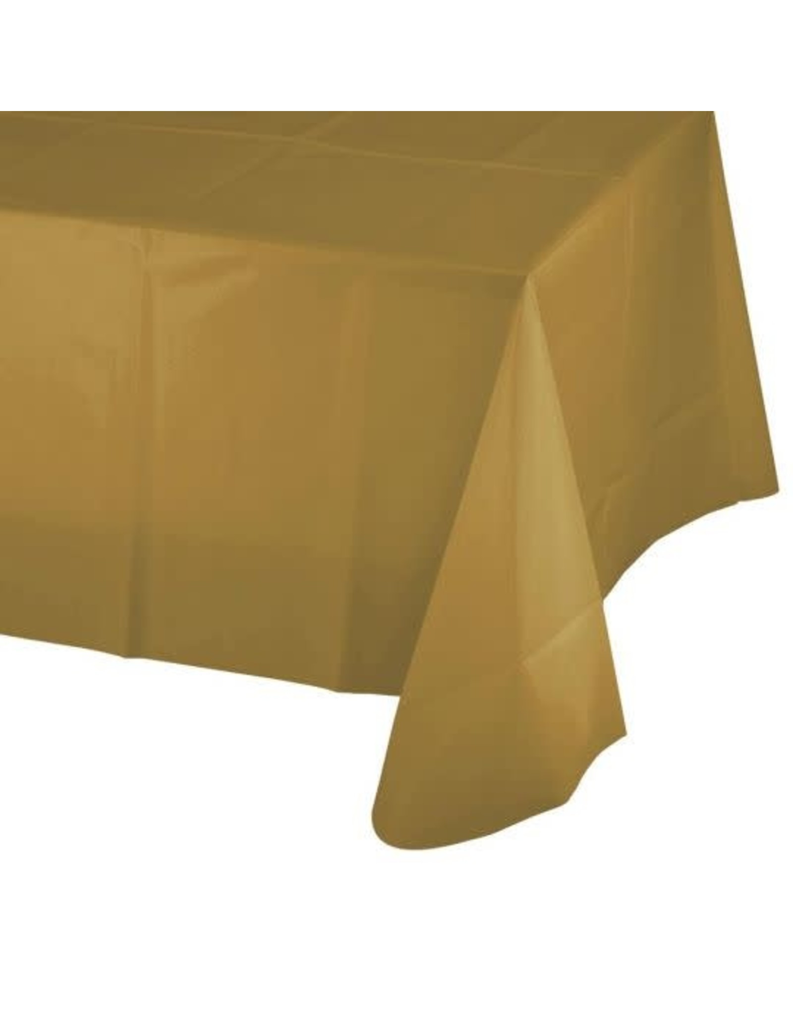 Waar accessoires Buitenland Amscan plastic tafelkleed goud 137 x 274 cm - | Celebrate Online