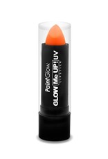 Neon lipstick UV reactive orange