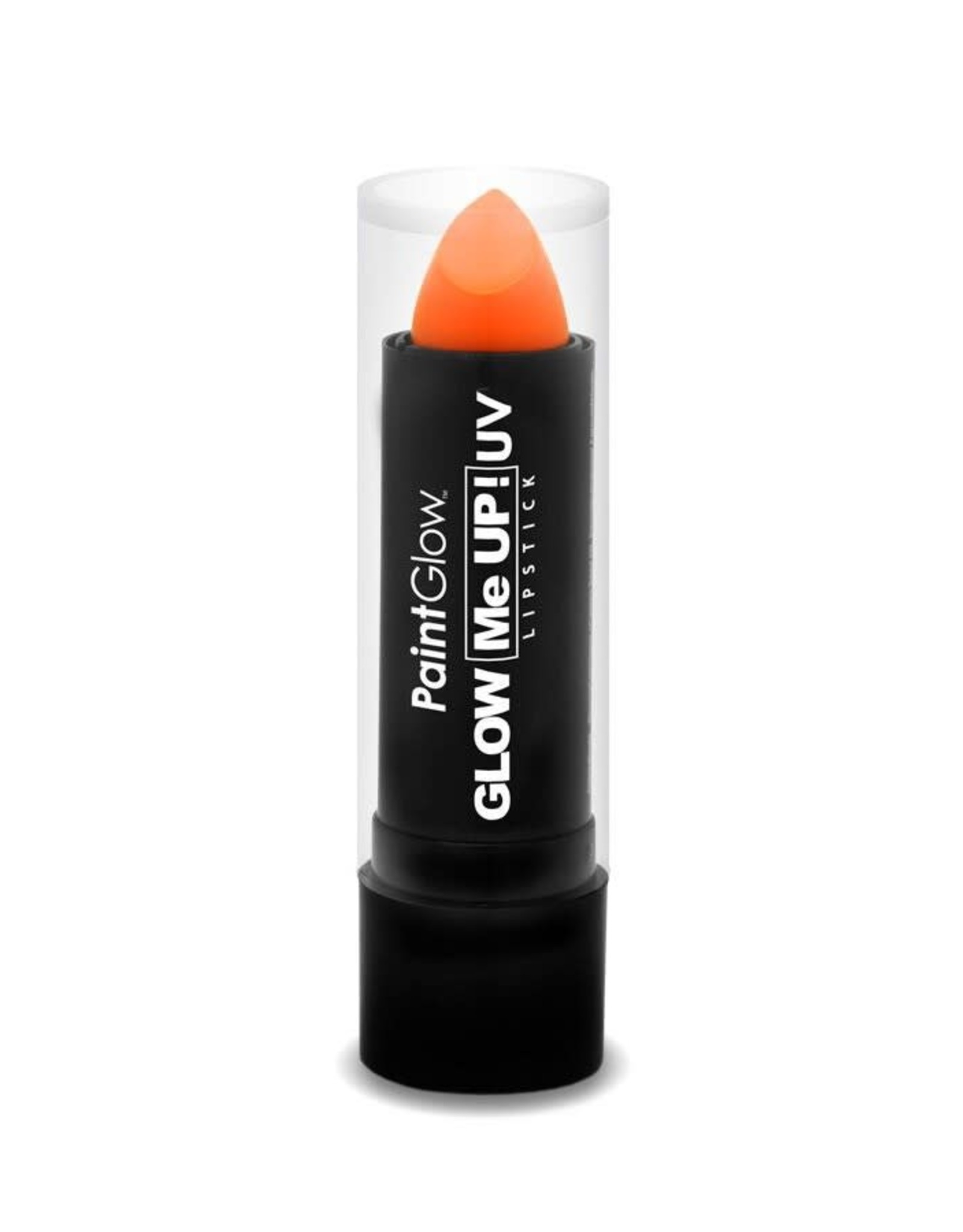 Neon lipstick UV reactive orange