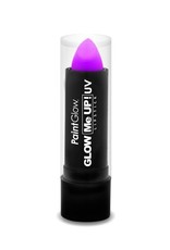 Neon lipstick UV reactive purple