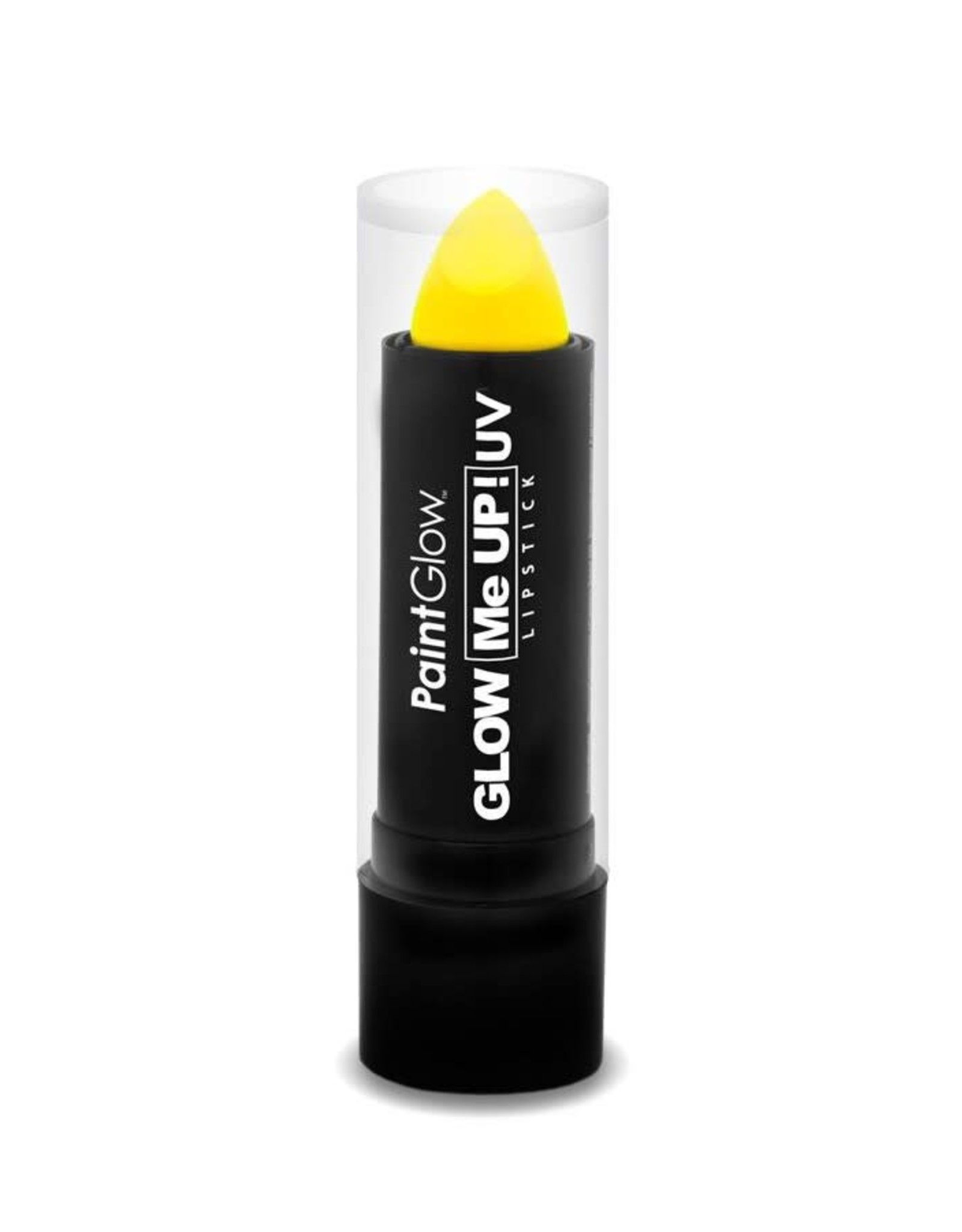 Neon lipstick UV reactive yellow